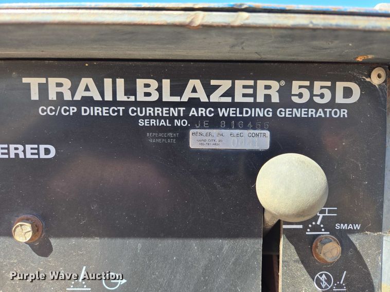 image for item ER1605 Miller Trailblazer 55D welder/generator
