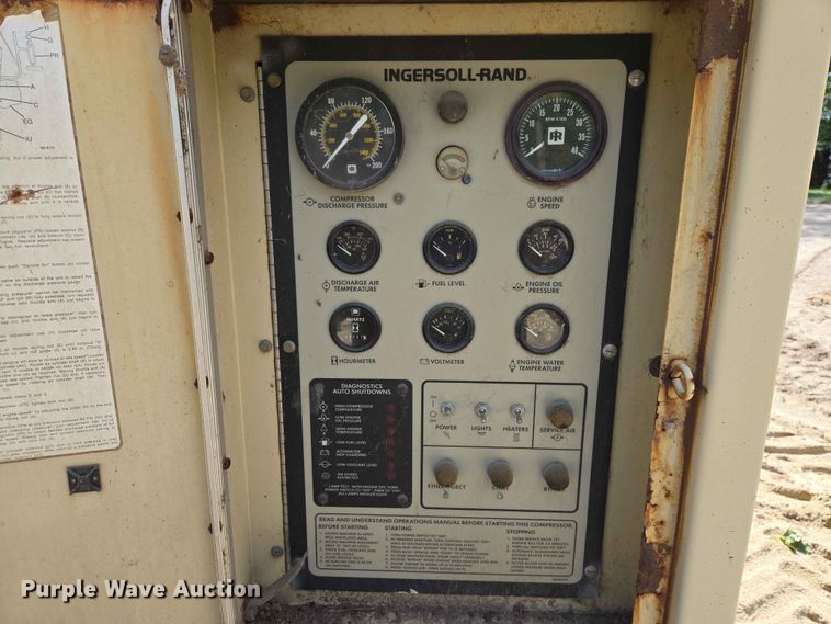 image for item ER1650 Ingersoll Rand 1300 air compressor