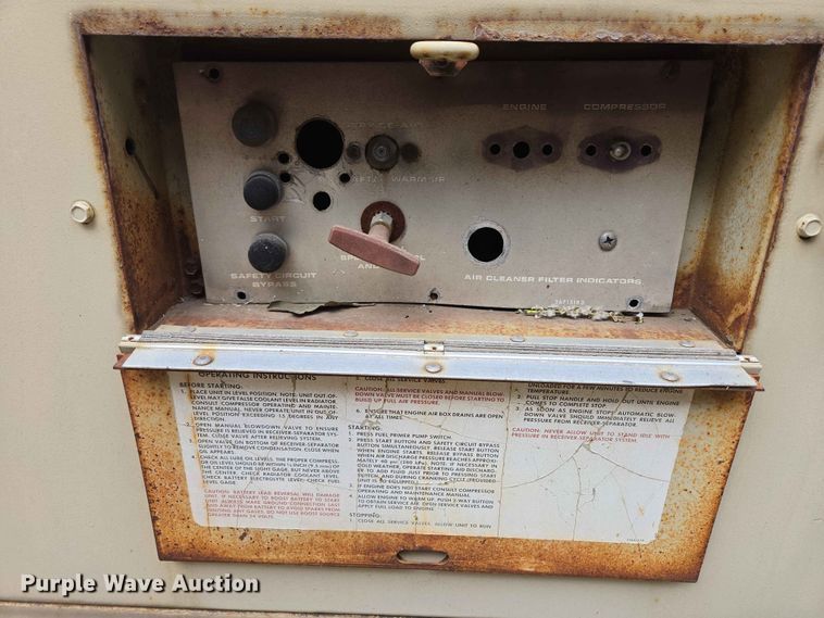 image for item ER1651 Ingersoll Rand 1600 air compressor