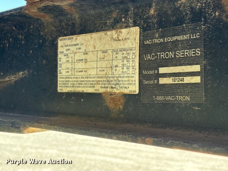 image for item ET2085 2010 Vermeer Vactron LP555SDT vacuum excavator