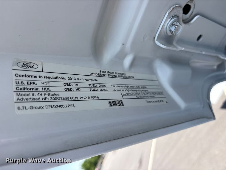 image for item ET2091 2013 Ford F550 Super Duty utility / service truck