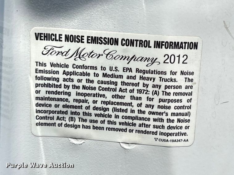 image for item ET2091 2013 Ford F550 Super Duty utility / service truck