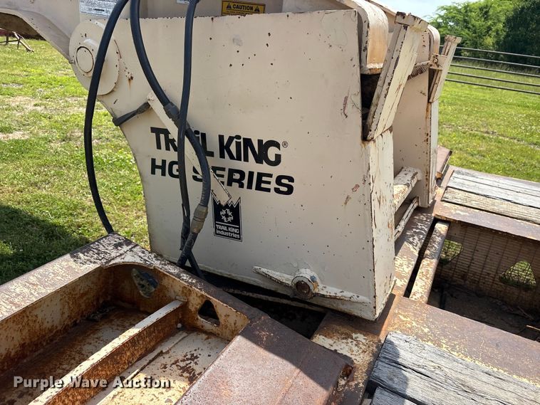 image for item ET2094 1992 Trail King TK100HD3-483 lowboy equipment trailer