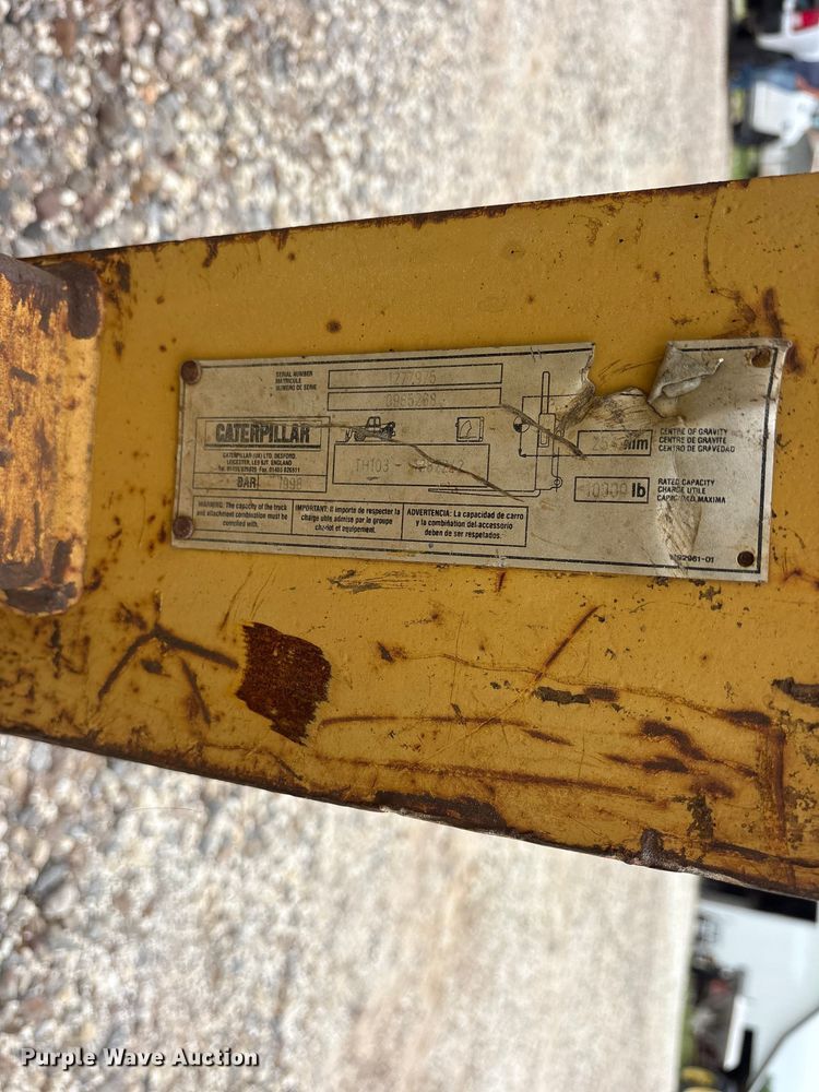 image for item ET2116 1998 Caterpillar TH103 telehandler