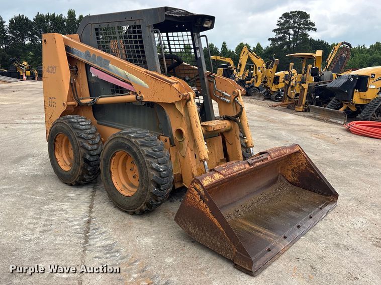 image for item ET2120 2007 Case 430 skid steer loader