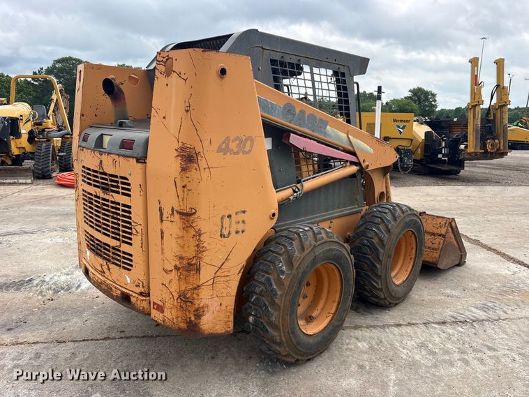 image for item ET2120 2007 Case 430 skid steer loader