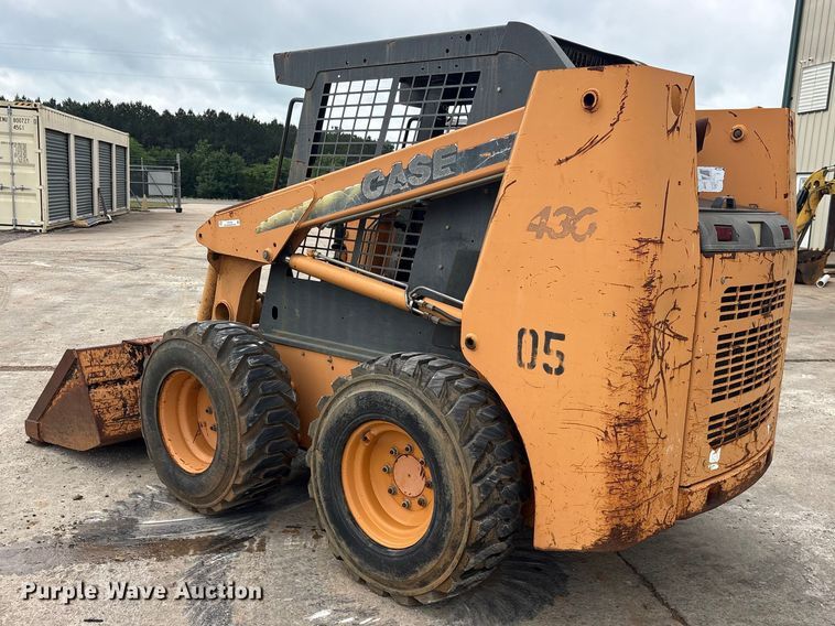 image for item ET2120 2007 Case 430 skid steer loader