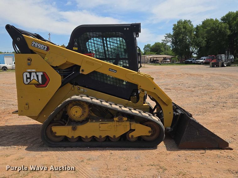 image for item ET5031 2022 Caterpillar 289D3 tracked skid steer loader