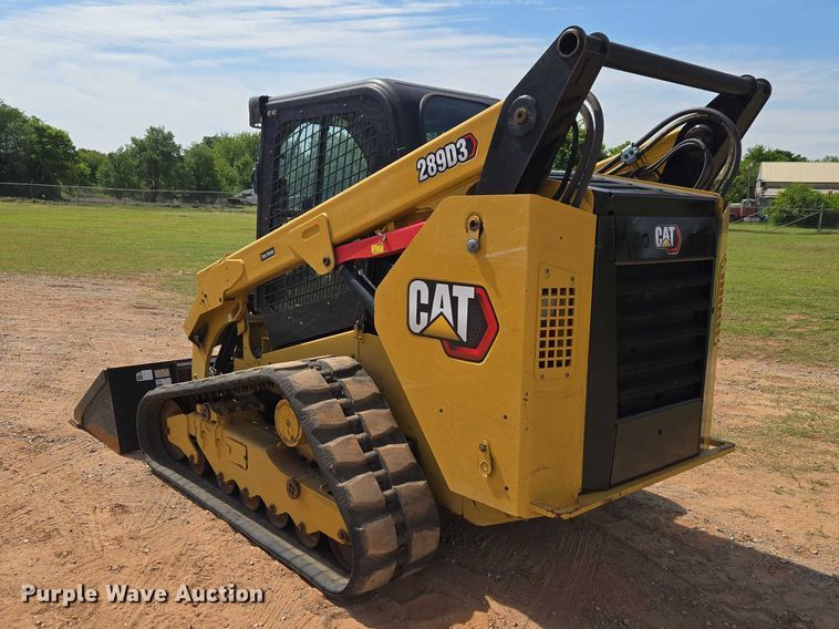 image for item ET5031 2022 Caterpillar 289D3 tracked skid steer loader