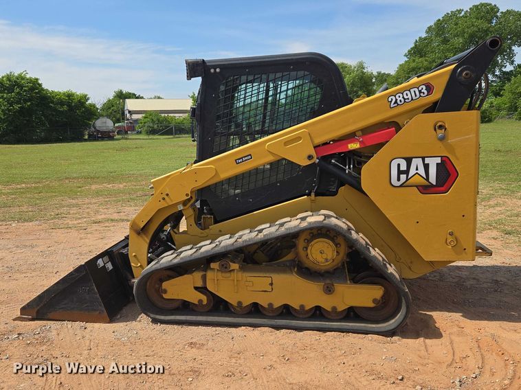 image for item ET5031 2022 Caterpillar 289D3 tracked skid steer loader