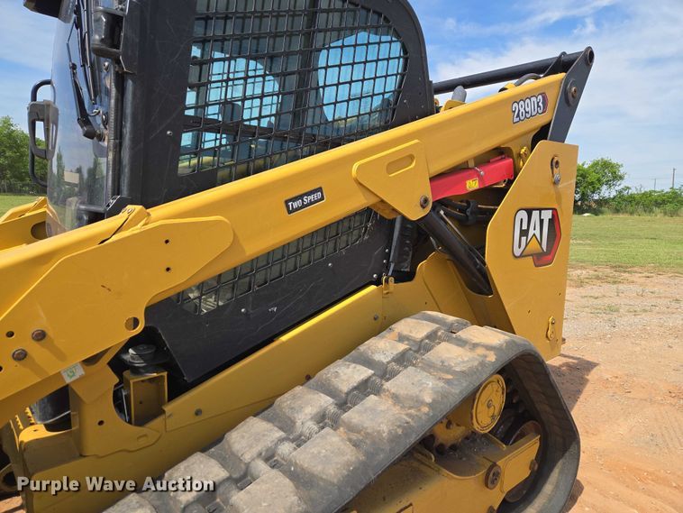 image for item ET5031 2022 Caterpillar 289D3 tracked skid steer loader