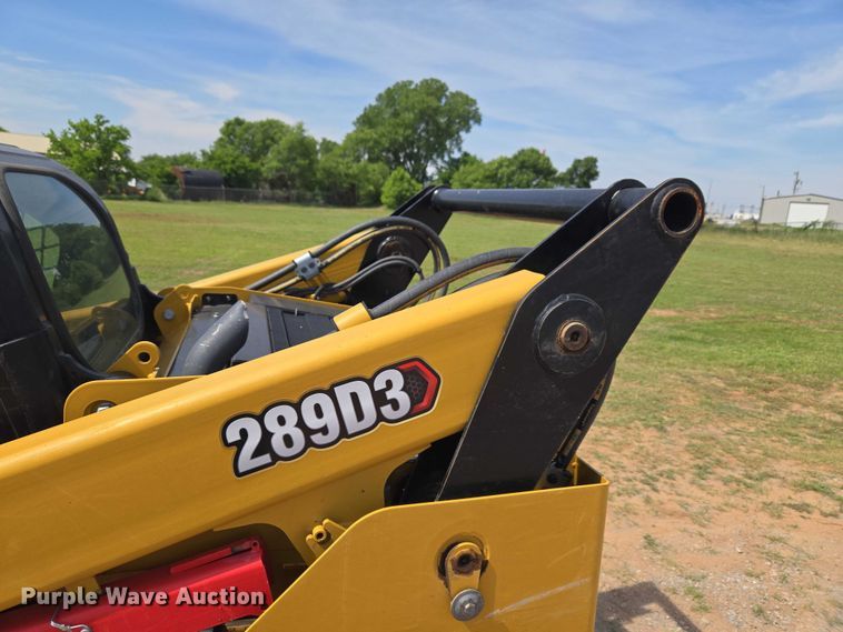 image for item ET5031 2022 Caterpillar 289D3 tracked skid steer loader