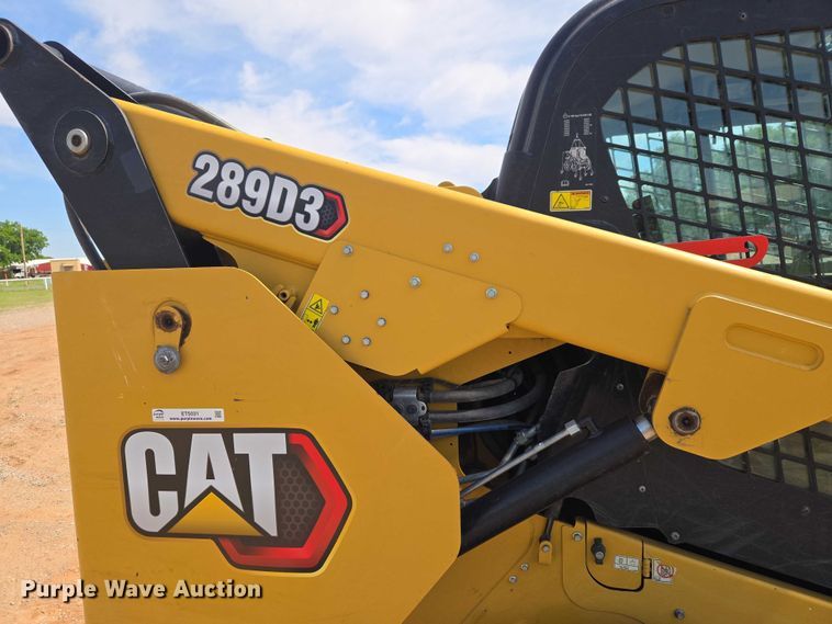 image for item ET5031 2022 Caterpillar 289D3 tracked skid steer loader