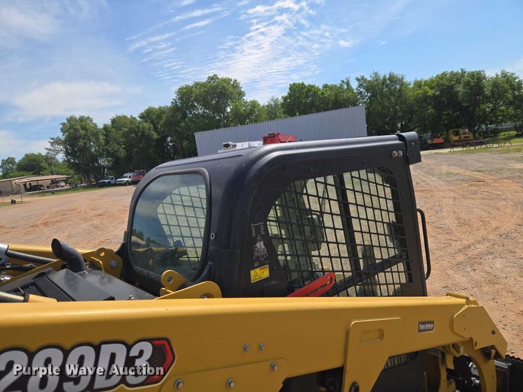 image for item ET5031 2022 Caterpillar 289D3 tracked skid steer loader