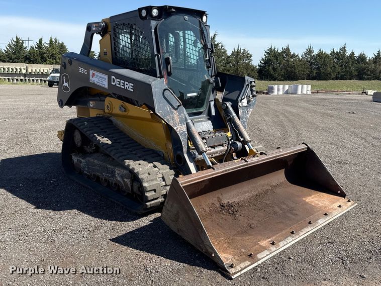 image for item ET6117 2021 John Deere 331G tracked skid steer loader