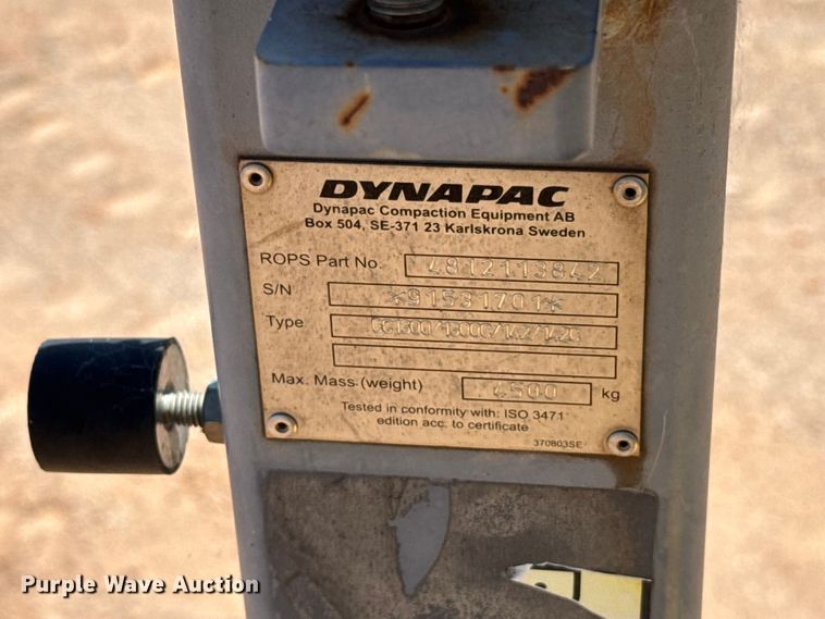 image for item ET6141 2017 Dynapac CC1300 double drum vibratory roller