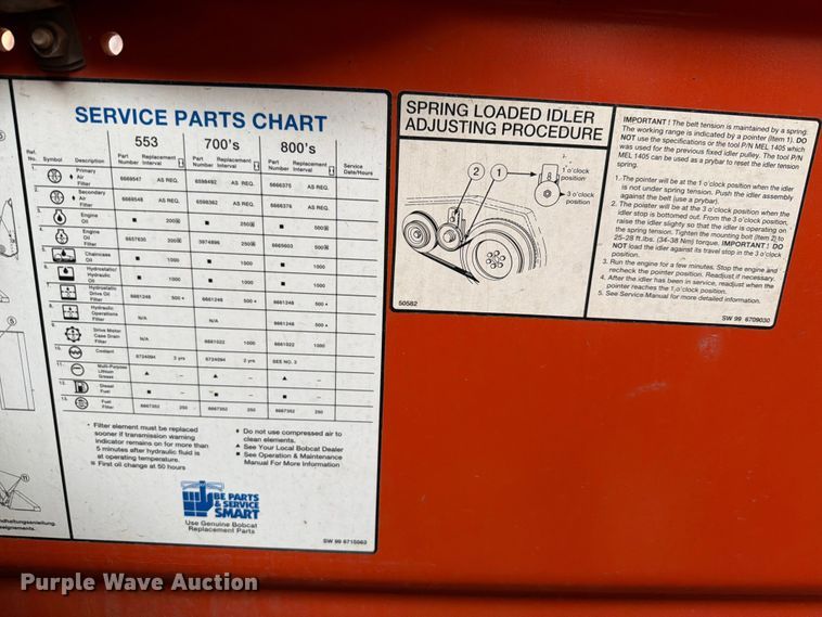 image for item ET6238 1999 Bobcat 751 skid steer loader