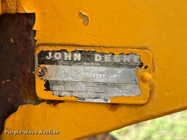 image for item ET6245 1977 John Deere 570-A motor grader