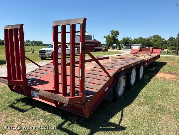 image for item EU5574 2016 C-all Mfg., Inc. Nuttall 350LB drop deck equipment trailer
