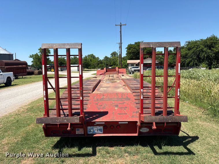 image for item EU5574 2016 C-all Mfg., Inc. Nuttall 350LB drop deck equipment trailer