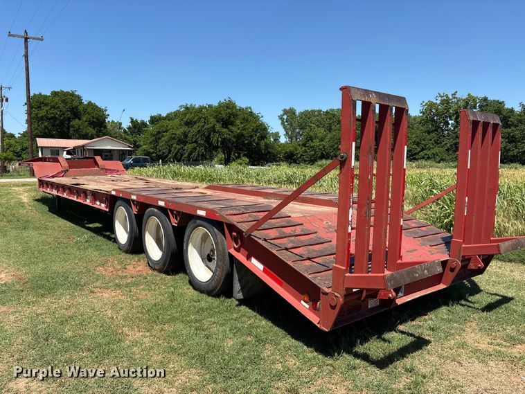 image for item EU5574 2016 C-all Mfg., Inc. Nuttall 350LB drop deck equipment trailer