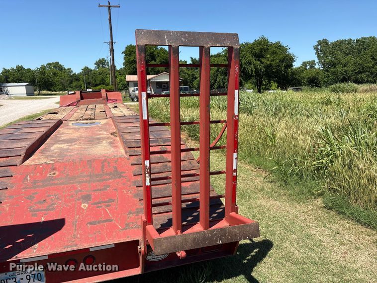 image for item EU5574 2016 C-all Mfg., Inc. Nuttall 350LB drop deck equipment trailer
