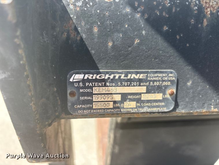 image for item EU5594 2019 Hyster H155FT forklift