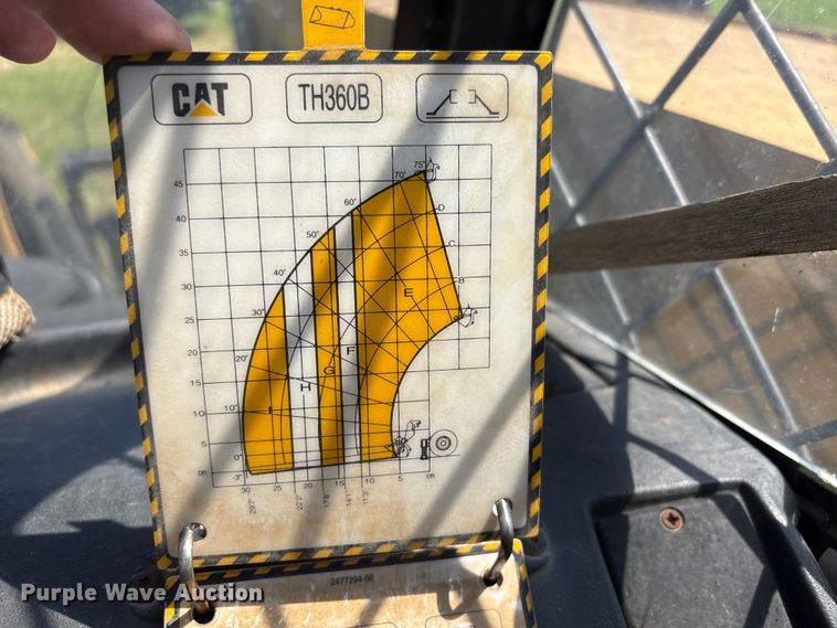 image for item EW0034 2005 Caterpillar TH360B telehandler