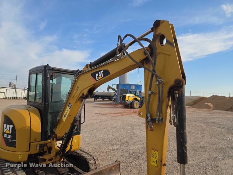 image for item EW0161 2020 Caterpillar 303.5E2 mini excavator