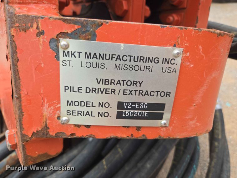 image for item EW0205 MKT Manufacturing Inc. HP-85T3A/V2-ESC pile driver / extractor
