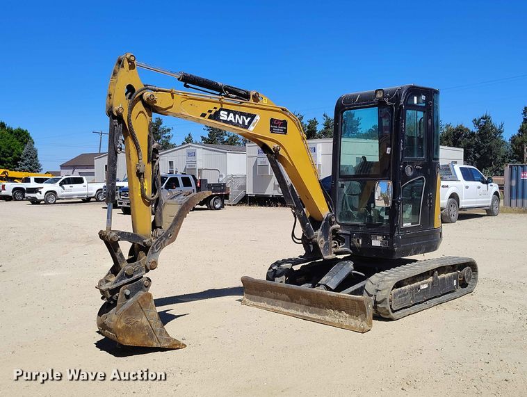 image for item EW1014 2019 Sany SY35U mini excavator