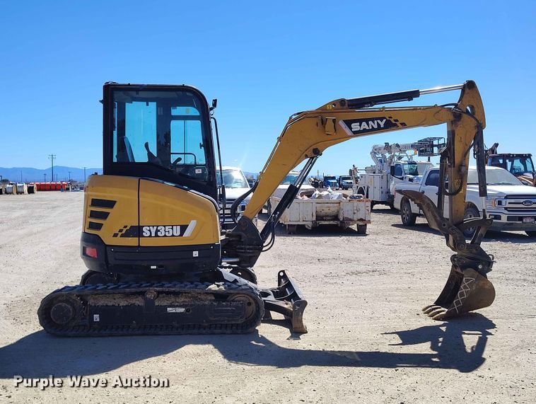 image for item EW1014 2019 Sany SY35U mini excavator
