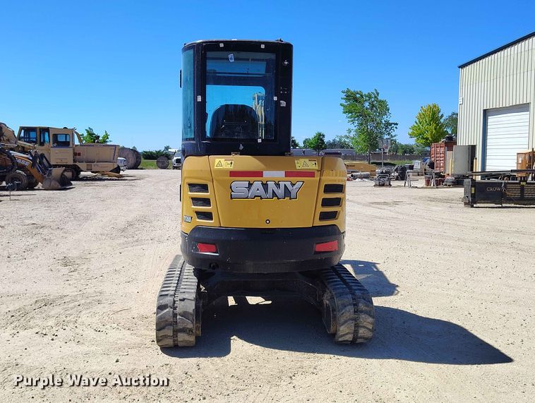 image for item EW1014 2019 Sany SY35U mini excavator