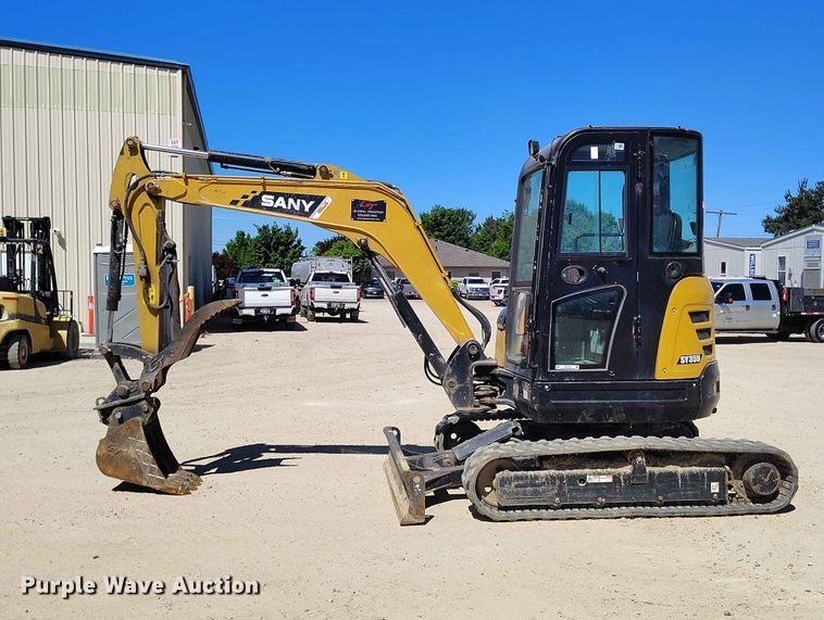 image for item EW1014 2019 Sany SY35U mini excavator