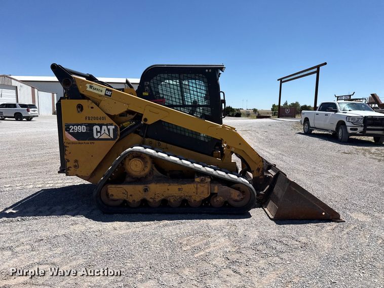 image for item EW4537 2015 Caterpillar 299D2 tracked skid steer loader