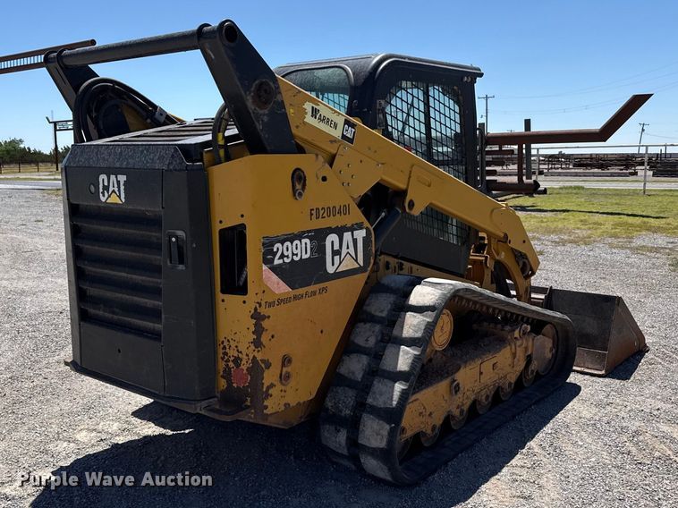 image for item EW4537 2015 Caterpillar 299D2 tracked skid steer loader