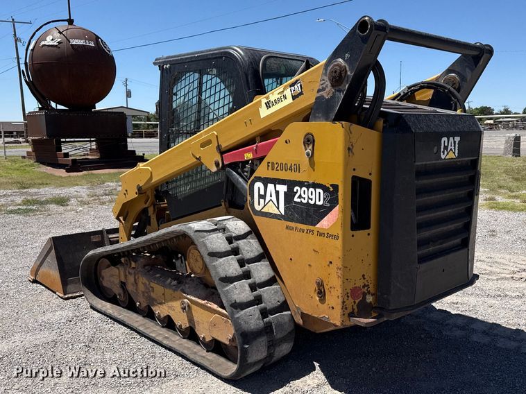 image for item EW4537 2015 Caterpillar 299D2 tracked skid steer loader