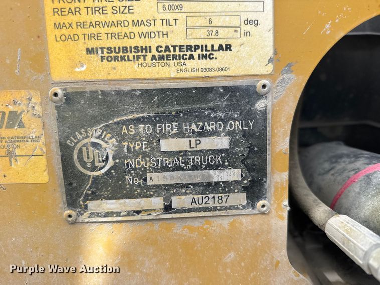image for item FB7417 Caterpillar GP25N forklift