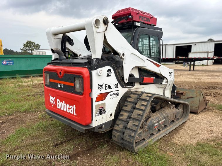 image for item FB8128 2019 Bobcat T870 tracked skid steer loader