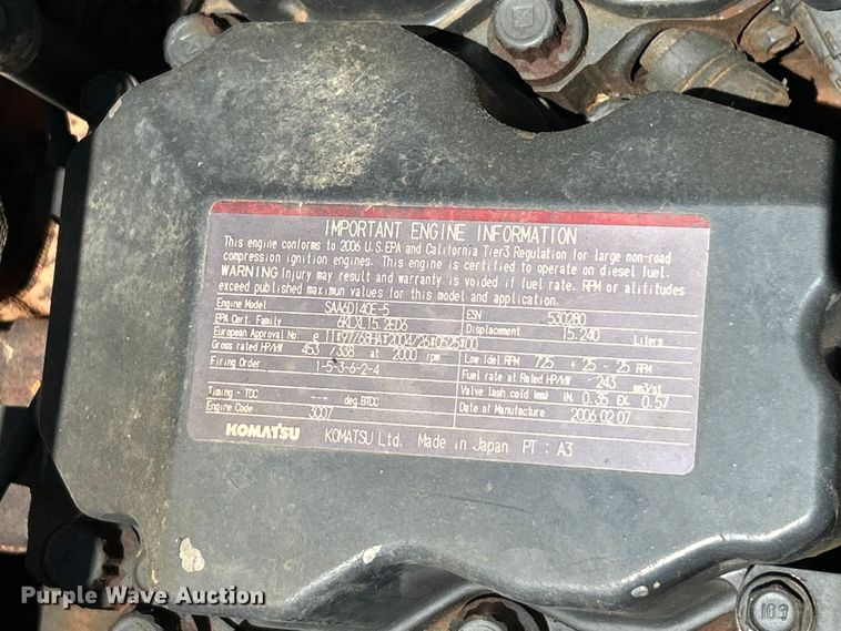 image for item FC2632 2006 Komatsu HM400-2 articulated haul truck