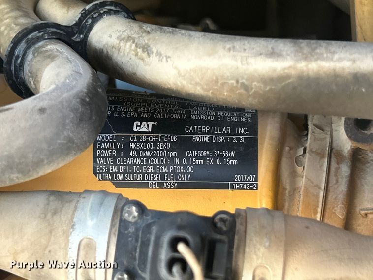 image for item FC2633 2018 Caterpillar 308E2CR mini excavator