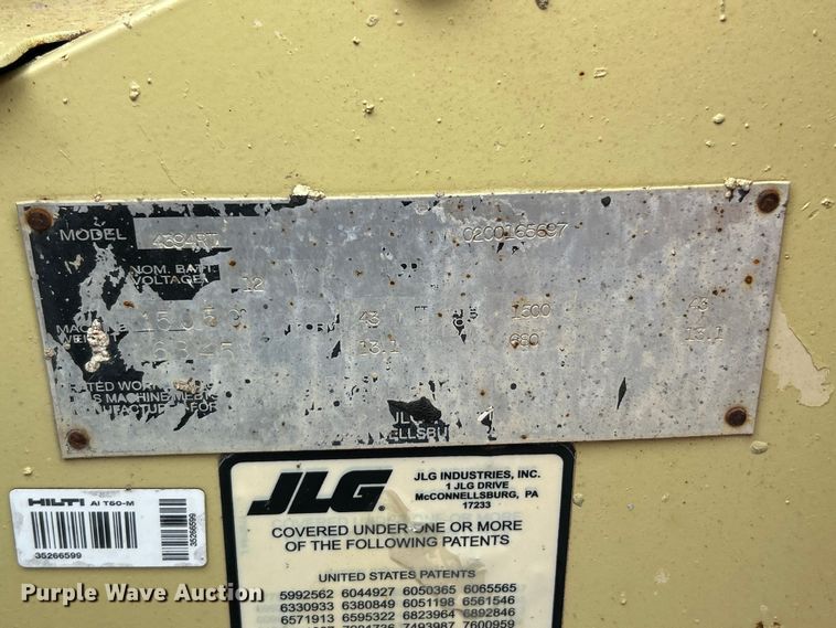 image for item FC2665 JLG 4394RT scissor lift