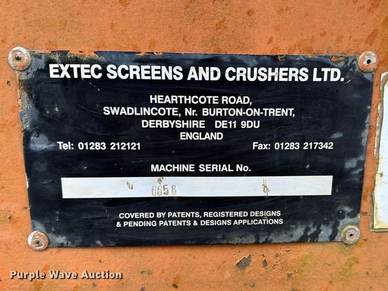 image for item FC3097 Extex Screener 5000S screening plant