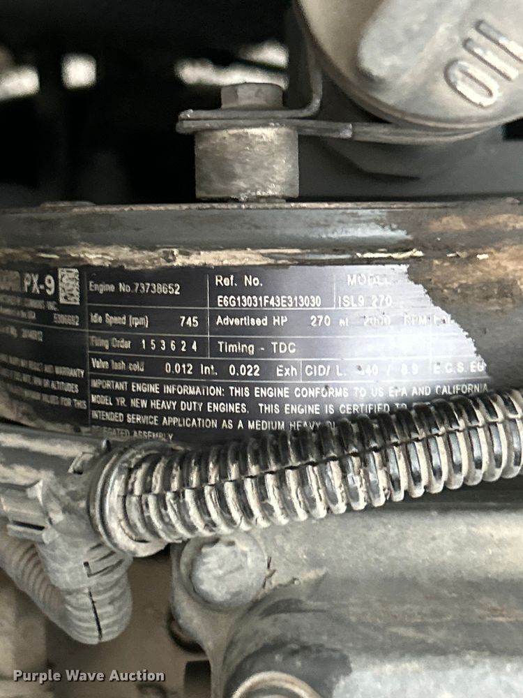 image for item FC5517 2015 Kenworth T370 grapple crane truck