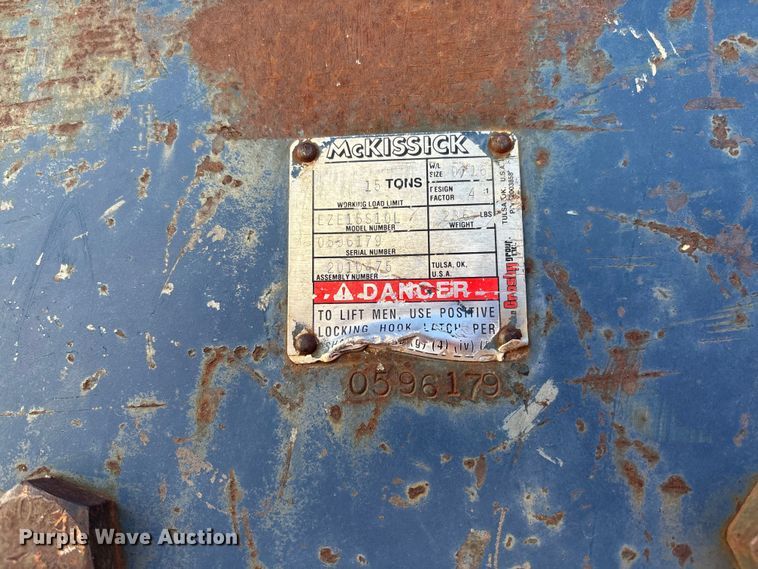 image for item FC5742 1997 Ford LT8501 crane truck