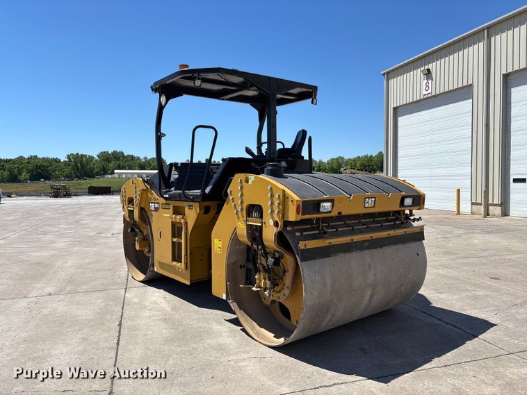 image for item FC5745 2019 Caterpillar CB13 double drum vibratory roller