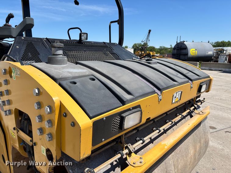 image for item FC5745 2019 Caterpillar CB13 double drum vibratory roller