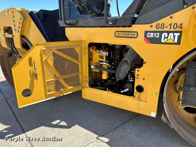 image for item FC5745 2019 Caterpillar CB13 double drum vibratory roller