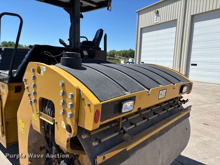 image for item FC5745 2019 Caterpillar CB13 double drum vibratory roller