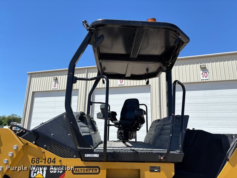 image for item FC5745 2019 Caterpillar CB13 double drum vibratory roller
